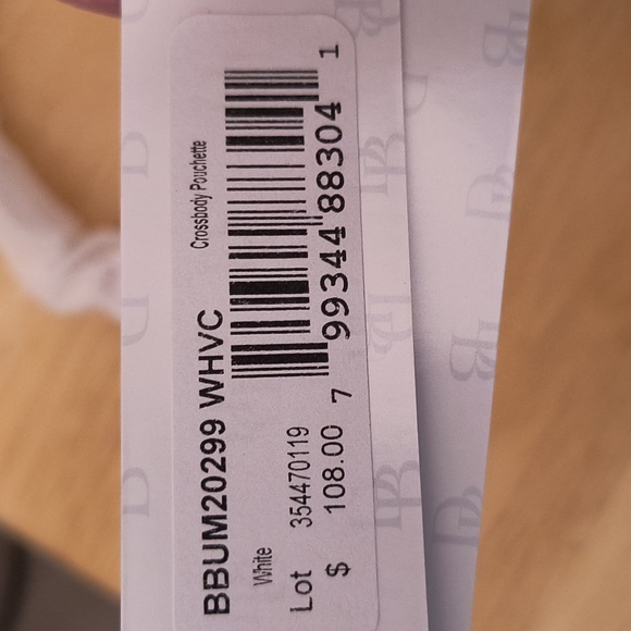 Dooney & Bourke White Bee Print Crossbody Bag - Picture 6 of 6